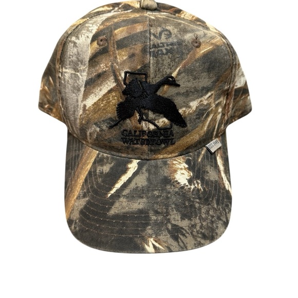 NWT California Waterfowl Camo Realtree Max 5 Hat OS - Picture 1 of 6
